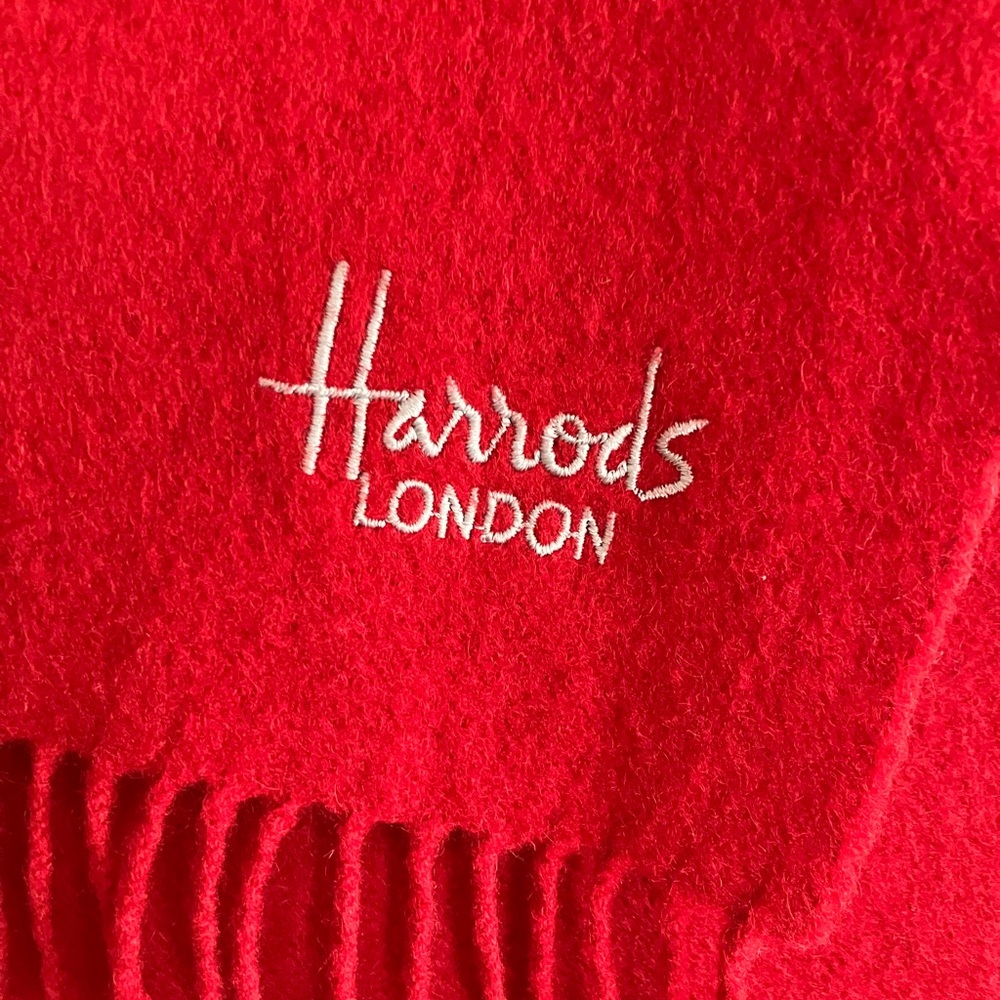 Harrod’s pure wool scarf